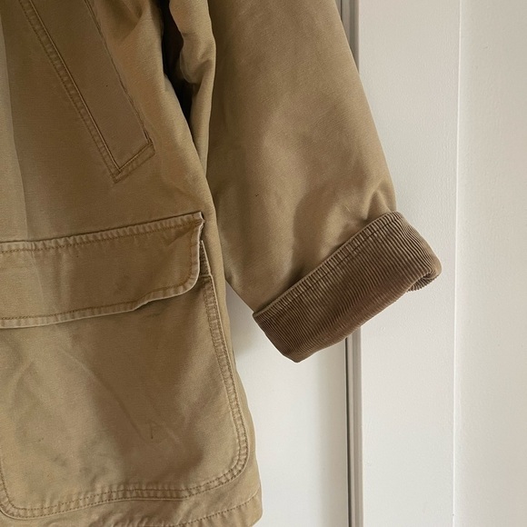 Vintage L.L. Bean Khaki Chore Coat - XL - Picture 4 of 6